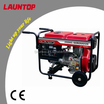 China 4.6KW Launtop Diesel Generator with 186F LDG5000CLE Diesel Engine for sale