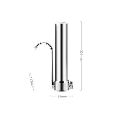 China Hotel factory direct sale stainless steel water filtration system household faucet water purifier kitchen water filter for sale