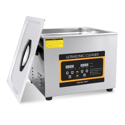 China Degas function to ensure better cleaning & protect fragile items ultrasonic cleaner 15L 360W ultrasonic cleaning machine with DEGAS SEMIWAVE for industrial metal parts carbon oil remove for sale