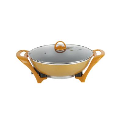 China 2021 household electric cooker single hot-selling large capacity smokeless durable electric wok for sale