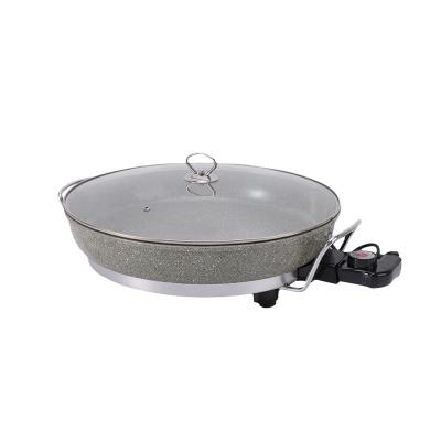 China Factory Price Minimalist Stainless Steel Non Stick Mini Electric Pizza Frying Grill Pan for sale