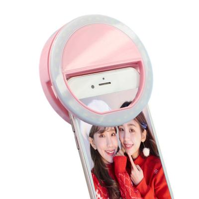 China Mini Popular Portable Led Beauty Ring Light Smartphone Selfie Light Female Self-Timer Artifact Fill Light for sale