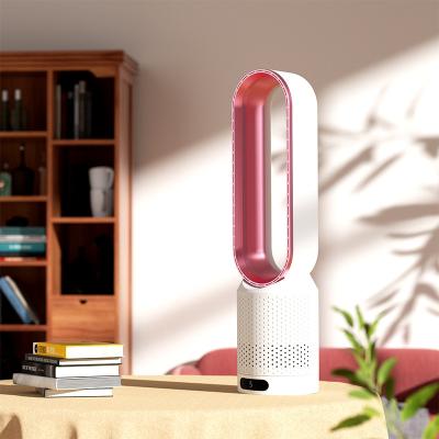 China Bladeless Tower Fan Air Purifier Air Cooler Fan Tower Table Fan Portable Desktop Air Cooler Bladeless Desktop Air Cooler for Study Camping Air Purifier Bladeless Fan family environment for sale