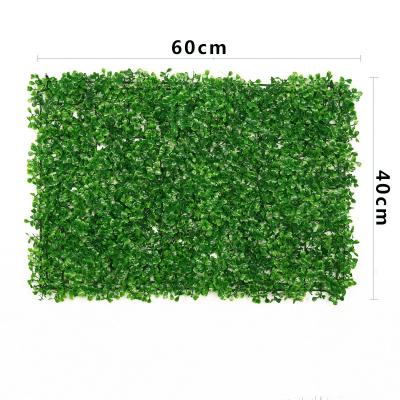 China Factory Wall Green Plant Background Wall Milan Plastic Lawn Doorway Indoor Plant Decoration Simulated Decorative Wall for sale