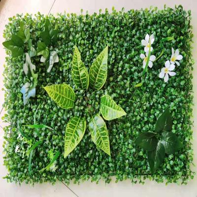 China Green Plant Plastic Fake Wall Decoration Eucalyptus Background Wall Lawn Shop Sign Plant Indoor Wall for sale