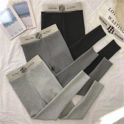 China 2021 Anti-Static In Stock Factory Direct Selling New Casual Fashion Drop Waist Thin Soft Tights Woman Yoga Wholesale Leggings High for sale