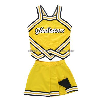 China High Quality Customized Black Navy Cheerleading Uniforms Wholesale With Customized Sizes And Logos Cheerleading Uniforms for sale