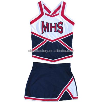 China Factory Supplier Cheerleader Uniforms Cheering Apparel Cheer Wear Cheerleading Uniforms for sale