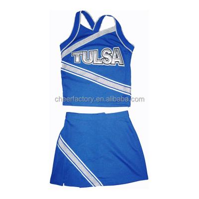 China New Fashion Girls Professional Youth Cheerleading Uniform With High Quality Cheerleading Uniforms for sale