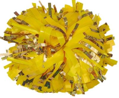 China PE 2021 sparkle cheerleading pom poms for cheerleaders with factory price and good quality for sale