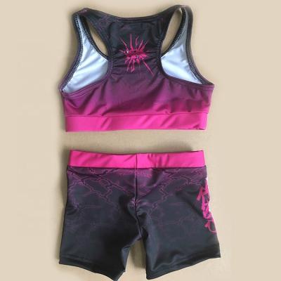 China 2020 sublimation bra brief skort sublimation practice wear sublimation printing apparel for sale