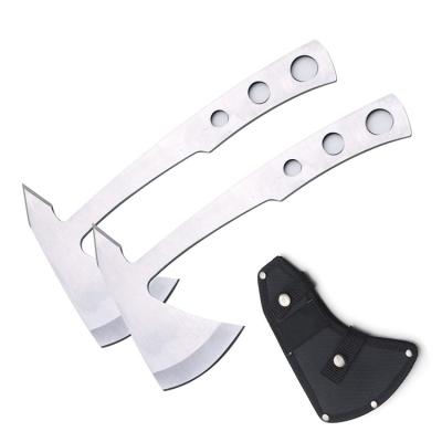 China Outdoor Factory Outdoor Camping Climbing Hunting Survival Chopper Tactical Steel Color Customized Ax Hatchet for sale