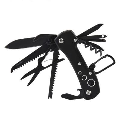 China Multi Functional Outdoor Multifunctional Army Folding Knife Military Survival Blade Saw Scissor Hook Scaler Increase Camping Pocket Multi Tool for sale