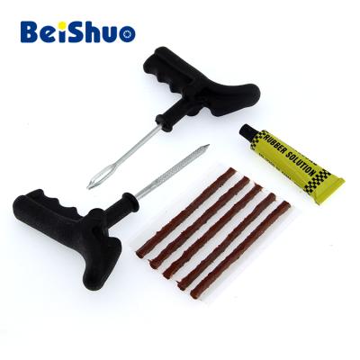 China Tire Repair Kit High Quality Flat Tubeless Tire Puncture Repair Tool Kit for sale