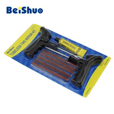 China Tubeless Tire Repair Car Motorcycle Spare Tire Repair Tool Kit for sale