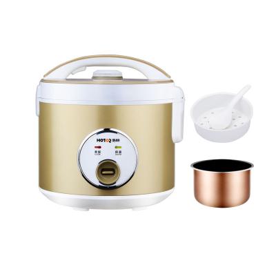 China Household Factory Direct Universal Drum Shape 4L Color Electric Plastic Rice Cooker With Cooking Pan for sale