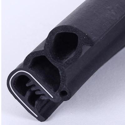 China Silicone EPDM PVC TPV Strip Car Door Edge U Shaped Rubber Trim Seal For Metal Plate for sale