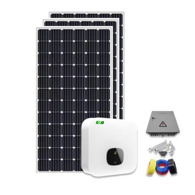 China Home ESG On Grid 500kw 800kw Solar Power System 30kw 20kw 10 Solar Generation KW PV Panel System Circuit 1mw 2mw On Grid for sale