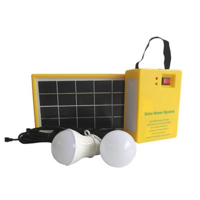 China Lithium Battery Home Build In Solar Lighting System 3w Outdoor Portable Caravan Solar System for sale