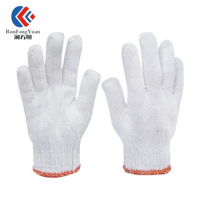 China Construction Cotton Polyester Yarns Knitted Gloves As Customized Weight And Length For Work Wear for sale