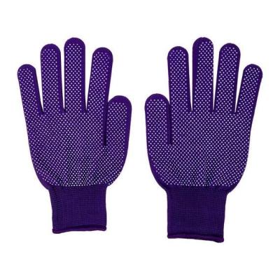 China 10 Gauge Hands Protective Cotton Glove PVC ANTI-SLIP Dotted For Special Work Use With Durable Quality for sale