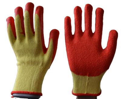 China Work Protection Latex Coated Cotton Working Gloves for sale