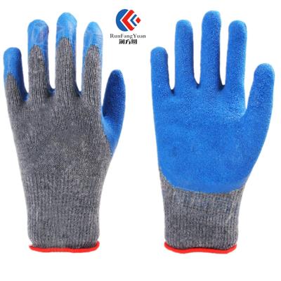 China ANTI-SLIP GOOD GRIP ANTI ACID AND ALKALI gloves with latex covered for hands protection for sale