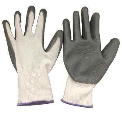 China China Supplier Good Quality Cheap White Blue Nitrile Coated Nitrile Coated Gauge Anti-Slip Working Gloves 13 for sale