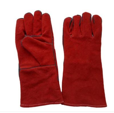 China Anti-smash Welding Gloves Leather Top Selling Guaranteed Quality Cowhide Welding Gloves Leather Safety Working Gloves for sale