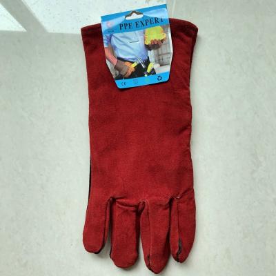 China Supplier of Anti-impact Leather Gloves 14