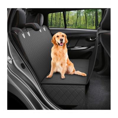 China Multi-Functional Waterproof Non-slip Hammock Seat Cover Dog Car Pet Car Back Seat Scratchproof Protector for sale