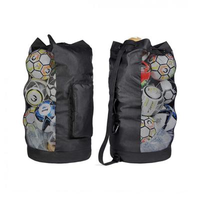 China Multifunctional XL Soccer Mesh Equipment Ball Bag Outdoor Sporting Goods Bag Heavy Duty Sports Backpack for sale