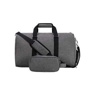 China Gray Polyester Duffel Bag durable multifunctional high quality wholesale multifunctional for sale