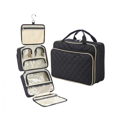 China Multifunctional Extra Large Travel Toiletry Bag With Hanging Hook Hanging Cosmetic Bag Travel Makeup Case Organizer for sale