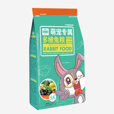 China Full Sustainable Cage Raised Young Adult Rabbit Food Feed 2.5 Kg Pet Food Teething Nutrition for sale