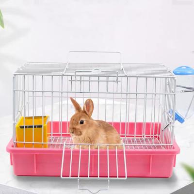 China Breathable Wholesale Cheap Rabbit Breeding Cage Plastic Wire Bottom for sale