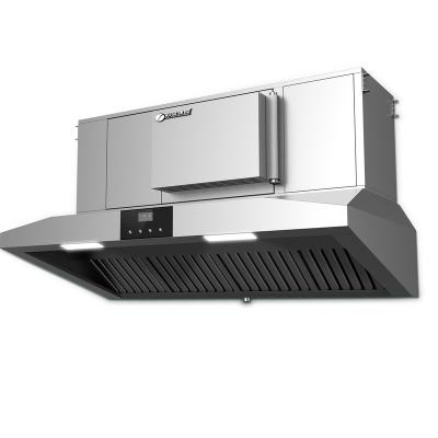 China Optional Restaurant Kitchen Range Hood With Electrostatic Air Purification Filter for sale