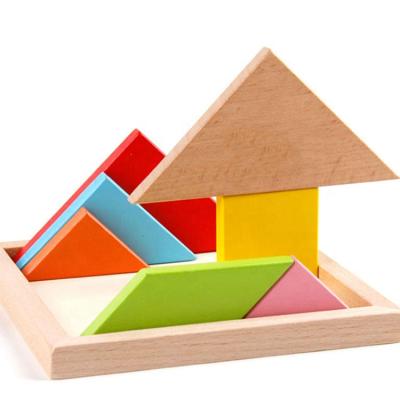 China DIY TOY Wooden Toy Tangram, Toy Tangram wooden puzzle, Wooden Tangram for sale