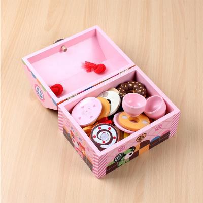 China Eco - Friendly Kids Pretend Play Toy Cutting Toy Food , Wooden Food Toy for sale