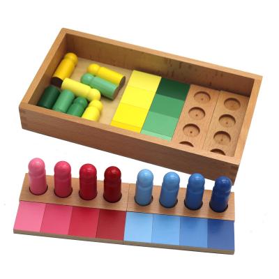 China Educational Wooden Toy Montessori Baby Toy color count color likeness matching wooden montessori toys for sale