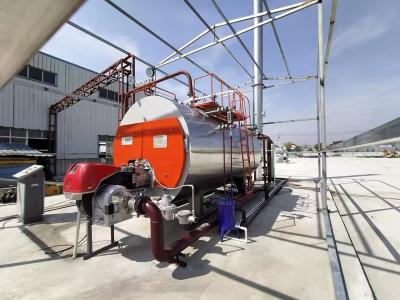 China CNG Diesel Oil Waster Oil Fired Industrial Gas Fired Steam Boiler for sale