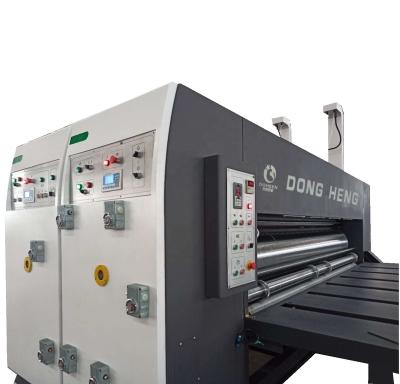 China Factory Dongheng carton flexo printing machine manual feeding printing die cutting machine for sale