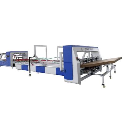 China Dongheng Food Corrugated Cardboard Folding Gluing Machine Corrugated Box Making Machine for sale