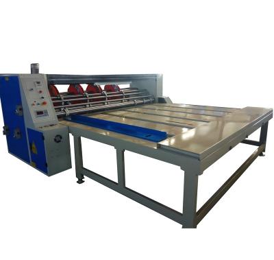 China Corrugated System Food Carton Machine Semi Automatic Manual Feeding Slot Machine for sale