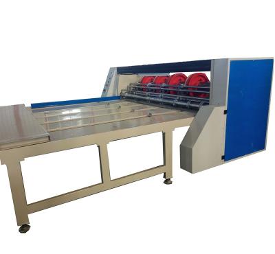 China Food Production Machinery Corrugated Paper Paper Slotting Creasing Machine Carton Semi Automatic Machine for sale