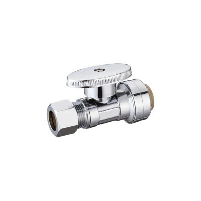 China Home Kitchen KLOE 9019 cUPC NSF Approved Adjustment x 1/4OD Thrust 1/2 Straight - 1/4 Turn Angle Stop Valve Compression For PEX COPPER CPVC for sale