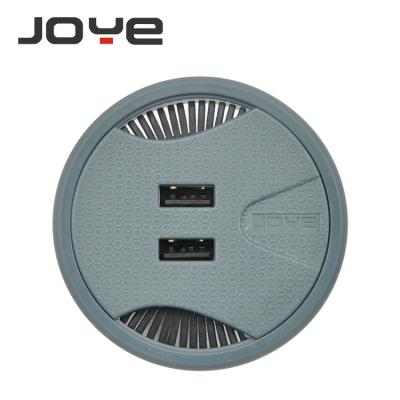 China 2021 New Arrival Modern Wire Ring Cable Grommet Desktop Cable Management With Dual USB Charger for sale