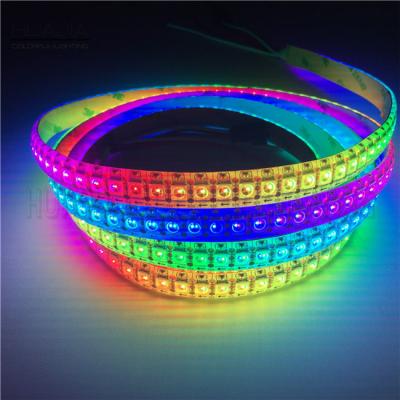 China Copper magic digital dream color rgb led strip WS2812B digital IC smd5050 led rgb strip 60led/m for sale