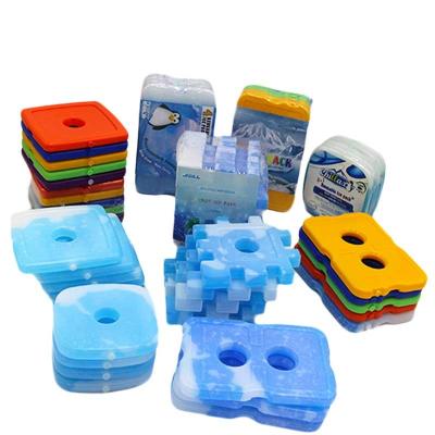 China Plastic Shell Cold Ice Gel Packs , Cool Box Freezer Packs Environmental - Friendly for sale