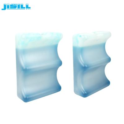 China Food Grade HDPE Wave Shape Cooling Big Breast Milk Freezer Blocks For Cooler Bag for sale